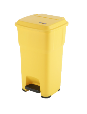 Vileda HERA Pedal Bin 60l - Geel