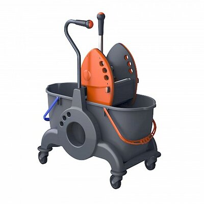iVo Giotto Duo Mopemmer 2x 15L met Moppers en Handgreep