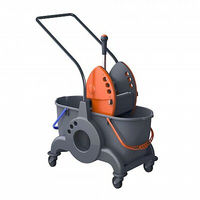iVo Giotto Duo Mopemmer 2x 15L met Moppers en Duwbeugel