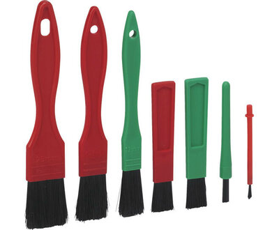 Vikan Transport Set Kwasten 7 Stuks Rood En Groen