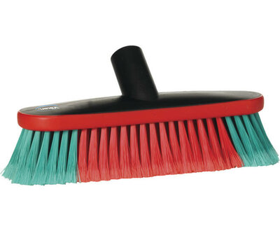 Vikan Transport Waterdoorlatende Wasborstel 270mm Rood/Groen