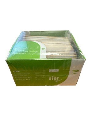 Sier Roerstaafje 140mm FSC in dispenserdoos (1000 stuks)