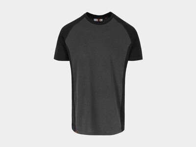 Herock TORI Tweekleurig T-shirt met korte mouwen Antraciet/Zwart