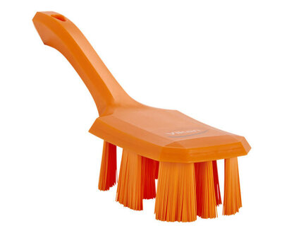 Vikan UST Afwasborstel Korte Steel Hard 260mm Oranje