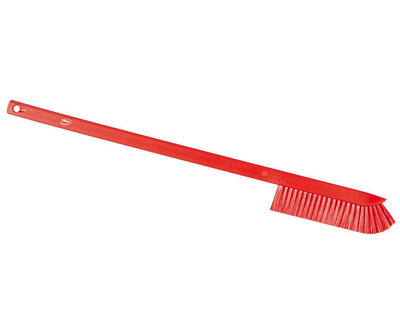 Vikan Ultra Smalle Borstel Met Lange Steel 600mm Rood