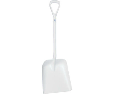 Vikan Schop D-Grip Korte Steel 1035mm Wit