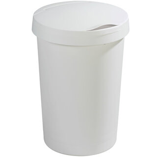 Sunware Twinga prullenbak met klepdeksel 45L wit