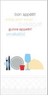 Tork Gedecoreerde  lunchservetten Bon Appetit 2-laags 1/8 vouw, 10x200st, 2.000st/doos