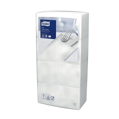 Tork Soft Pochette Bon Appetit 3-Laags Wit 40X20Cm  6x200st, 1.200st/pak