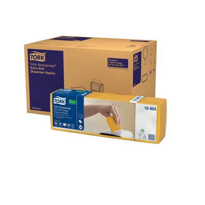 Tork Xpressnap Dispenserservet Oranje 8x1.000st, 8.000st/doos