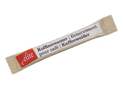 Koffie melkpoeder in stick, creamerstick dispenserdoos 1000st.