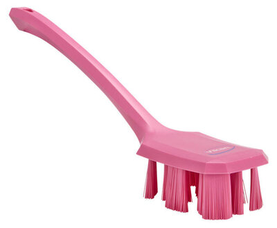 Vikan UST Afwasborstel Hard 395mm Roze