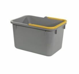 Numatic Grijze emmer 17 liter met gele hendel t.b.v. EM3 & EM5