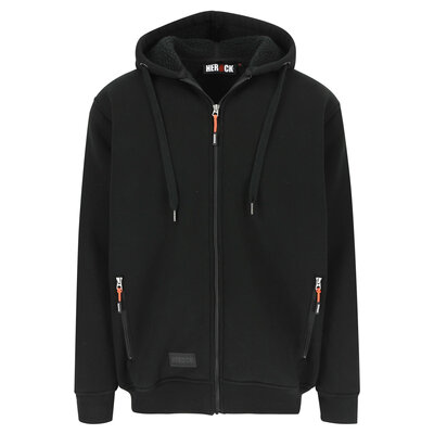 Herock Otis sweater met kap Zwart