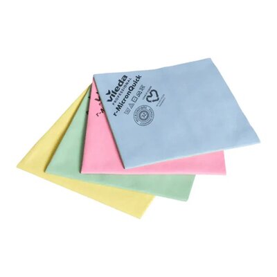 Vileda r-MicronQuick Geel 38x40cm pak 5 stuks