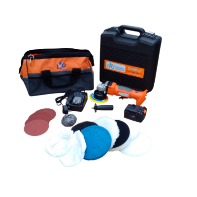 Ivo Power Brush OrbiPro Tool Kit, INCL. 2 BATTERIJEN 18V!