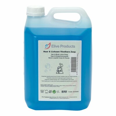 Elive hair & body lotionzeep 5 liter 