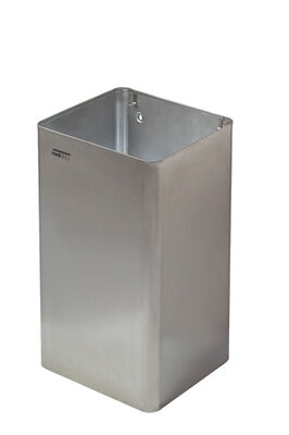 All Care Mediclinics Afvalbak open 65 liter RVS