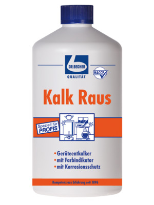 Becher ontkalker met kleurindicator 1L