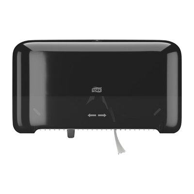 Tork Twin Toiletpapier Hulsloos Dispenser T7 Zwart