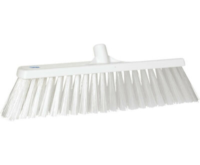 Vikan Zeer Harde Brede Bezem Wit 530mm
