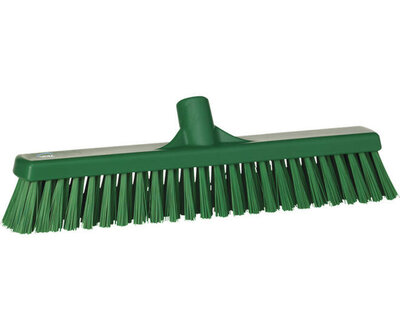 Vikan Hygiene Bezem Combi Zacht/Hard Groen 410mm
