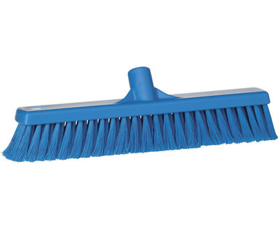 Vikan Zachte Splitbezem Blauw  410mm