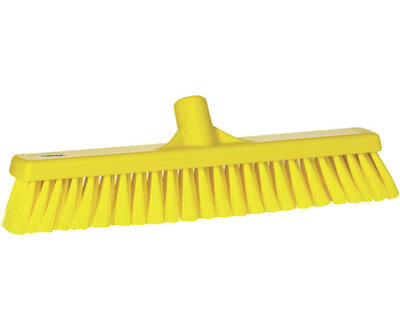 Vikan Hygiëne Bezem Zacht Geel  410mm