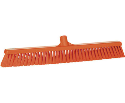 Vikan Brede Zachte Bezem Oranje 610mm