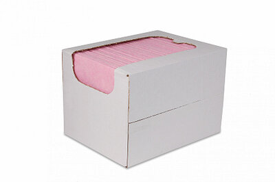 Wecoline sopdoeken/reinigingsdoeken KD 135 gr/m2 nonwoven 50 stuks  rood/rose
