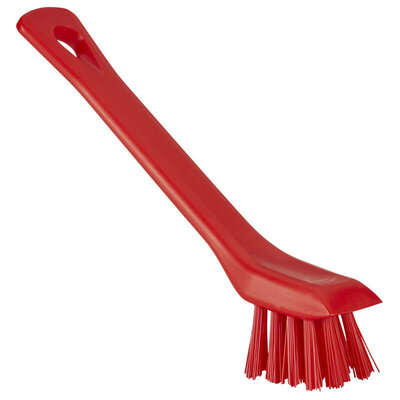 Vikan Precisieborstel Met Schraper 150mm Rood