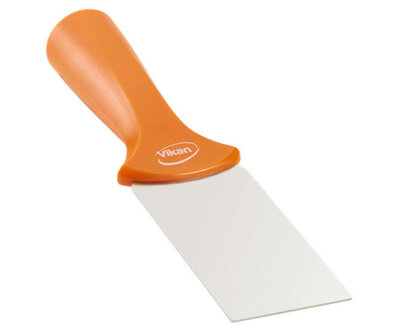 Vikan RVS Handschraper Met Schroefdraad Smal 50mm Oranje