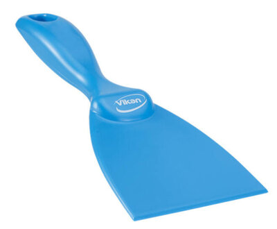 Vikan Metaal En X-ray Detecteerbare Handschraper Smal 75mm Blauw