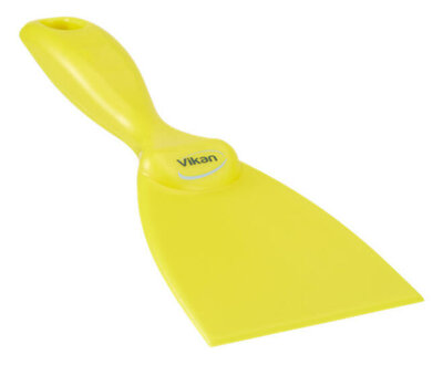 Vikan Metaal En X-ray Detecteerbare Handschraper Smal 75mm Geel