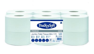 BulkySoft Mini jumbo toiletpapier cellulose 2lgs. pak 12x170mt.