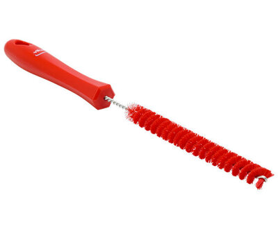 Vikan Harde Afvoerborstel Ø15mm, 310mm Rood