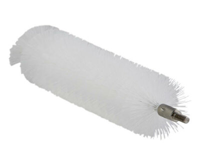Vikan Pijpborstel Midium Voor Flexibele Kabel Ø40, 200mm Wit