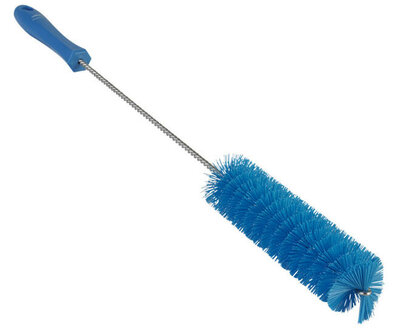 Vikan Harde Pijpborstel Met Handvat Ø40, 500mm Blauw
