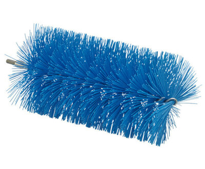 Vikan Pijpborstel Medium Voor Flexibele kabel Ø90, 200mm Blauw