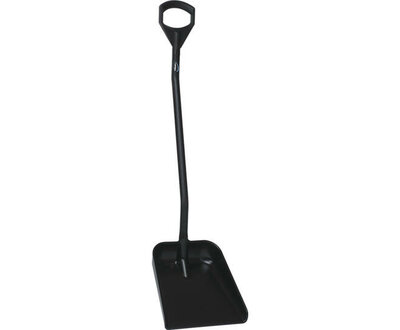 Vikan Ergonomische Schop Lange Steel 1310mm Zwart