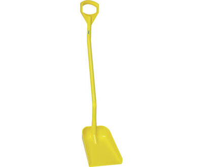 Vikan Ergonomische Schop Lange Steel 1280mm Geel