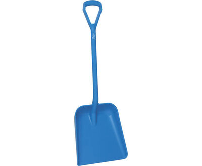 Vikan Schop D-Grip Korte Steel 1035mm Blauw