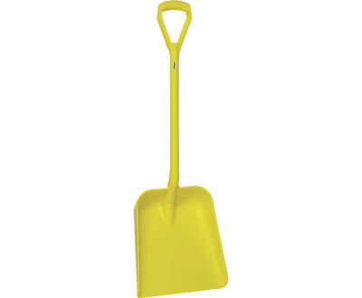 Vikan Schop D-Grip Korte Steel 1035mm Geel