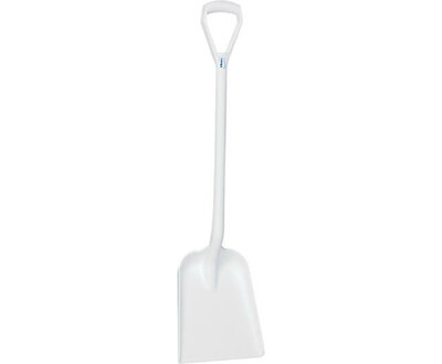 Vikan Schop D-Grip Metaal Detecteerbaar 1040mm Wit