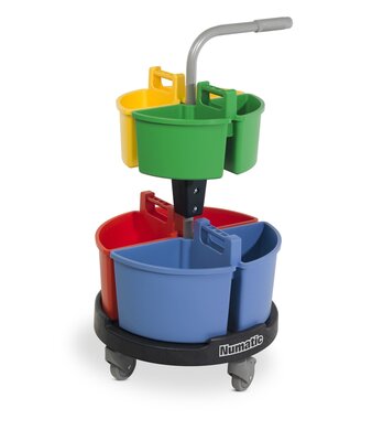 Numatic Werkwagen NCR4 carrousel ReFlo