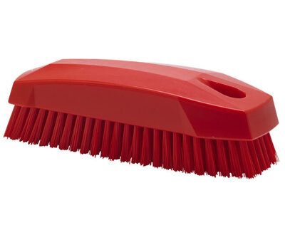 Vikan Hygiëne Harde Nagel/Werkborstel Klein S 130mm Rood