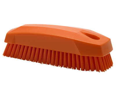 Vikan Hygiëne Harde Nagel/Werkborstel Klein S 130mm Oranje