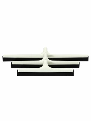 Elive HACCP Vloertrekker met natuurrubber Wit/Zwart 55cm