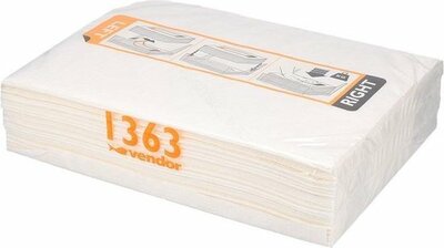 Vendor Handdoekcassette 1363M Tissue 2-laags 33 meter – 10 cassettes Geel