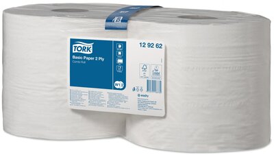 Tork Universal Wiper 320 1000 vel, W1/W2, 2-Laags, 2rol/pak